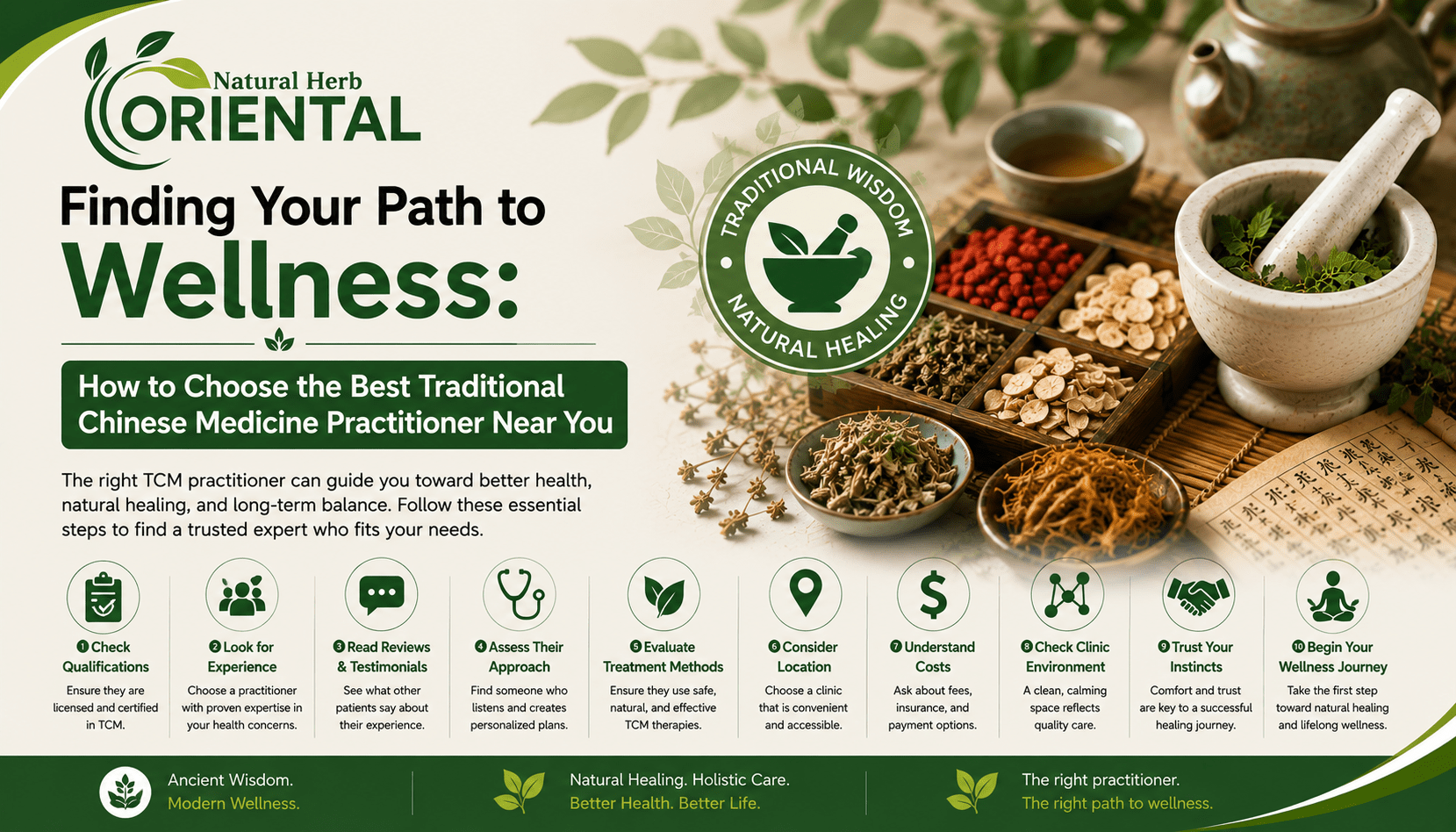 Finding Your Path to Wellness: How to Choose the Best Traditional Chinese Medicine Practitioner Near You