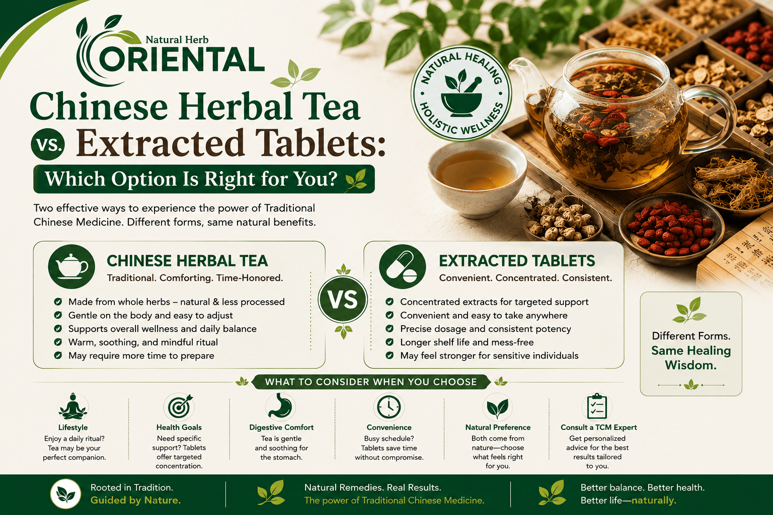 Chinese Herbal Tea vs. Extracted Tablets: Which Option Is Right for You?