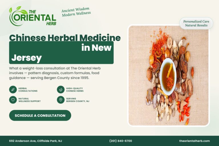 Chinese Herbal Medicine for Weight Loss in New Jersey – The Oriental Herb, Cliffside Park NJ