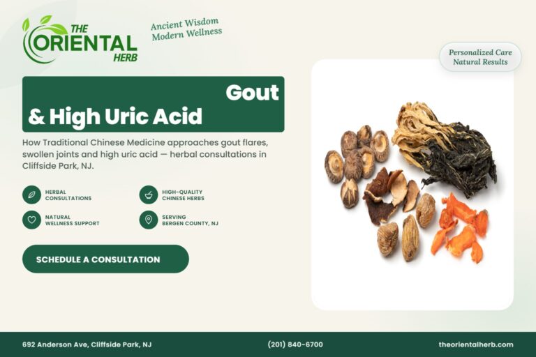 Chinese Herbs for Gout and High Uric Acid – The Oriental Herb, Cliffside Park NJ