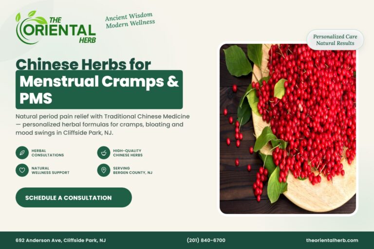 Chinese Herbs for Menstrual Cramps and PMS – The Oriental Herb, Cliffside Park NJ