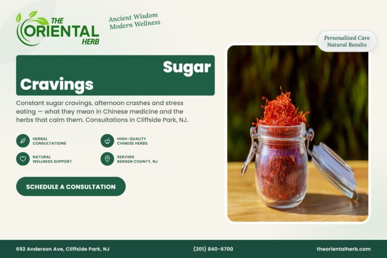 Chinese Herbs for Sugar Cravings and Emotional Eating – The Oriental Herb, Cliffside Park NJ